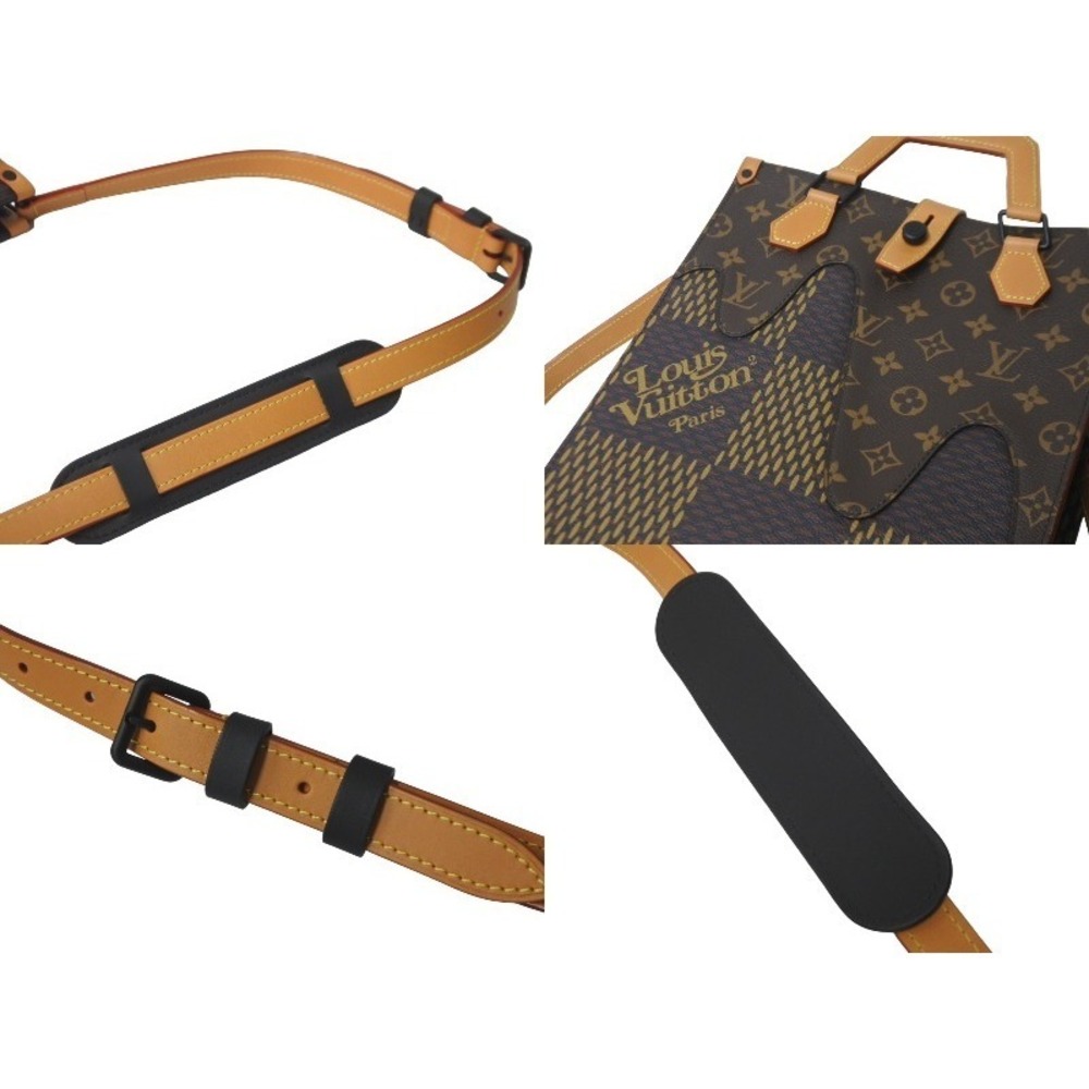 LOUIS VUITTON NIGO Damier Ebene Brown Giant Monogram Tote - Picture 5 of 9